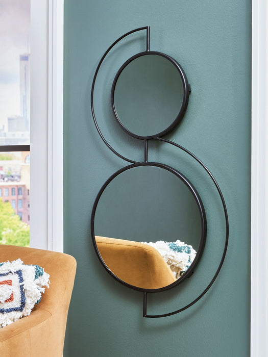 Shayham - Accent Mirror - Black – Accent Mirrors by Signature Design by Ashley® at Furniture Wholesale Plus , Nashville furniture store
