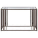 Adri - Glass Top Entryway Sofa Console Table – Console Tables by Coaster Fine Furniture at Furniture Wholesale Plus , Nashville furniture store