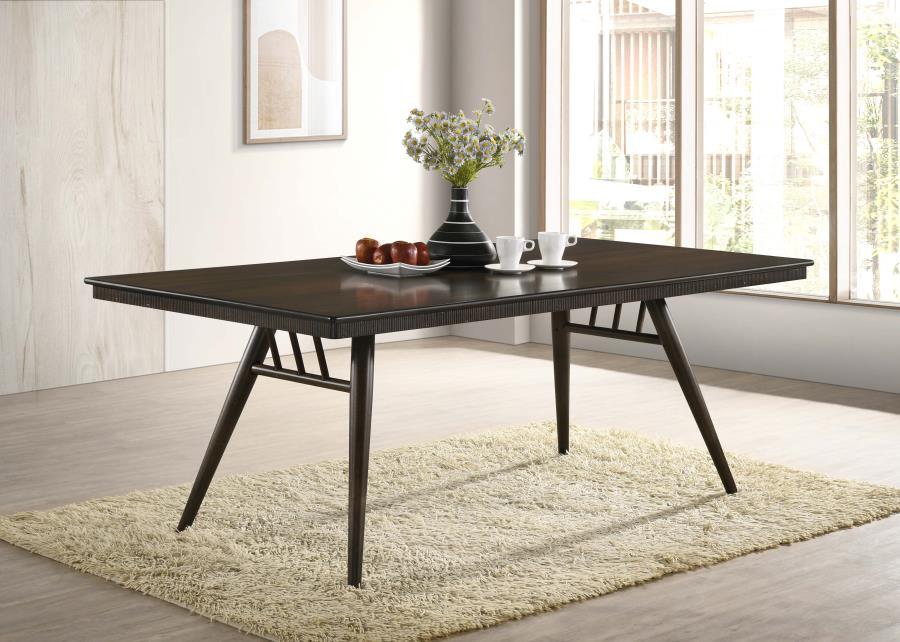 Wes - Rectangular Wood Dining Table - Dark Walnut – Dining Tables by CoasterEssence at Furniture Wholesale Plus , Nashville furniture store