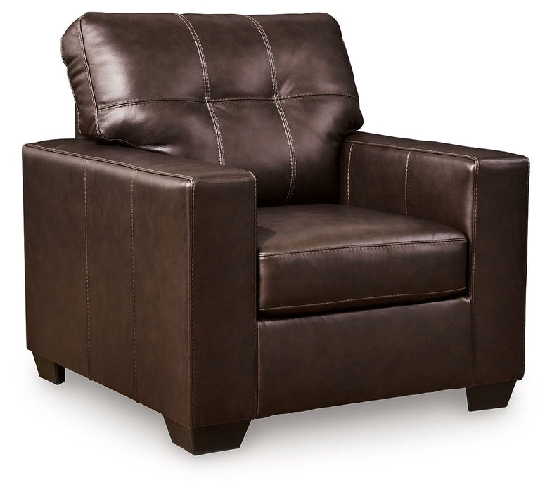 Santorine - Living Room Set – Stationary Chair & Ottoman by Signature Design by Ashley® at Furniture Wholesale Plus , Nashville furniture store