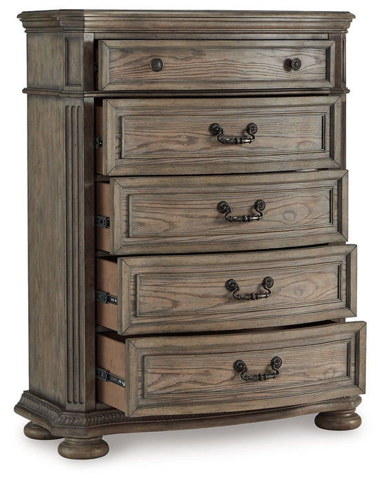 Ardenfield - Five Drawer Chest - Light Brown – Accent Chests by Signature Design by Ashley® at Furniture Wholesale Plus , Nashville furniture store