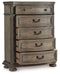 Ardenfield - Five Drawer Chest - Light Brown – Accent Chests by Signature Design by Ashley® at Furniture Wholesale Plus , Nashville furniture store