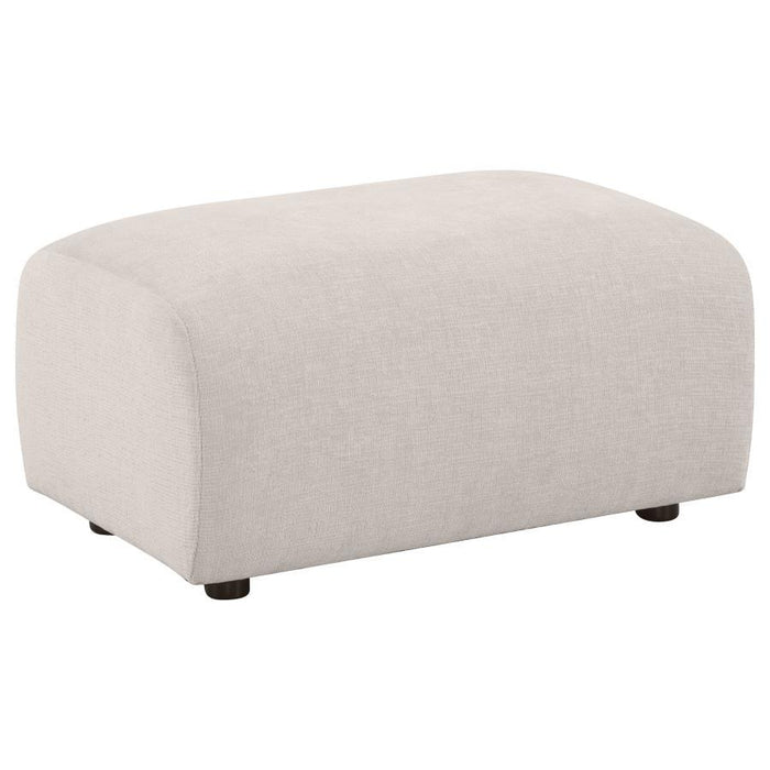 Burnett - Chenille Upholstered Ottoman – Upholstered Ottomans by Coaster Fine Furniture at Furniture Wholesale Plus , Nashville furniture store