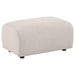 Burnett - Chenille Upholstered Ottoman – Upholstered Ottomans by Coaster Fine Furniture at Furniture Wholesale Plus , Nashville furniture store