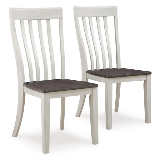 Darborn - Dining Room Side Chair (Set of 2) - Gray / Brown – Chair Sets by Signature Design by Ashley® at Furniture Wholesale Plus , Nashville furniture store