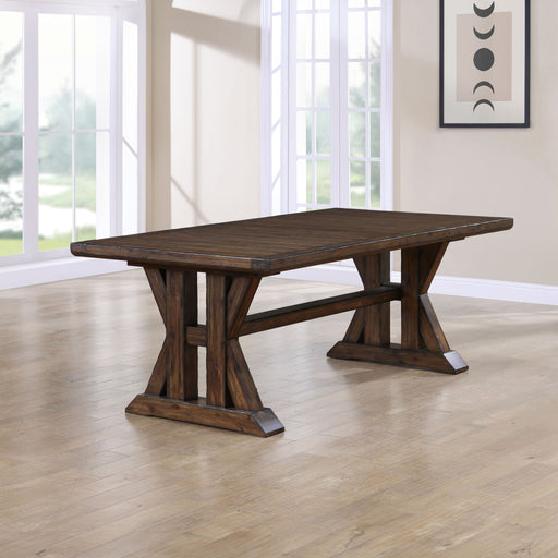 Auburn - Table With 2 / 20" Table Leaves - Dark Brown - Premium Dining Tables from Steve Silver Furniture - Just $1079! Shop now at Furniture Wholesale Plus  We are the best furniture store in Nashville, Hendersonville, Goodlettsville, Madison, Antioch, Mount Juliet, Lebanon, Gallatin, Springfield, Murfreesboro, Franklin, Brentwood