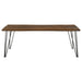 Neve - Live Edge Dining Table - Gray Sheesham – Dining Tables by CoasterEssence at Furniture Wholesale Plus , Nashville furniture store