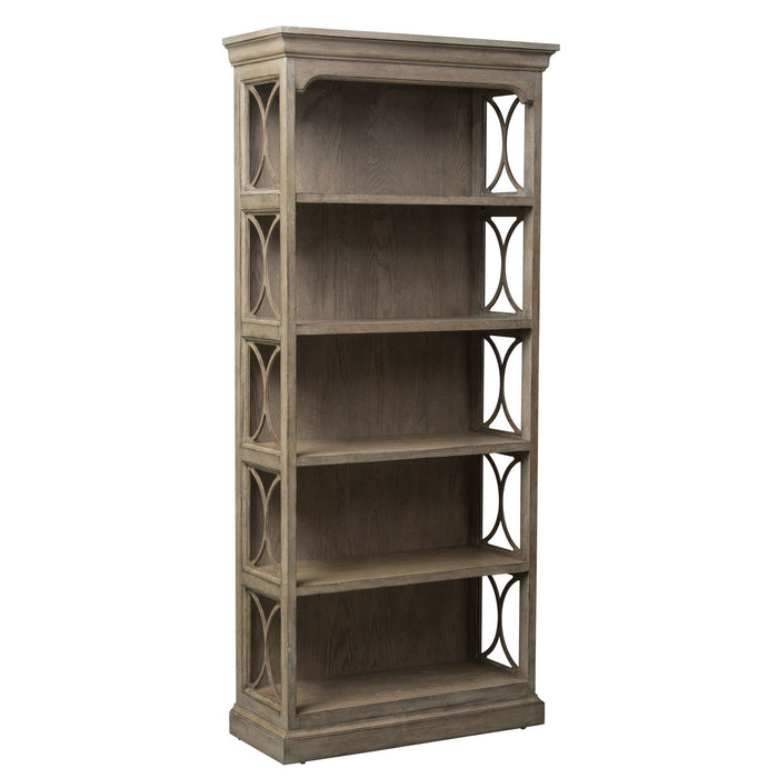 Simply Elegant - Bookcase - Heathered Taupe – Standard Bookcases by Liberty Furniture at Furniture Wholesale Plus , Nashville furniture store