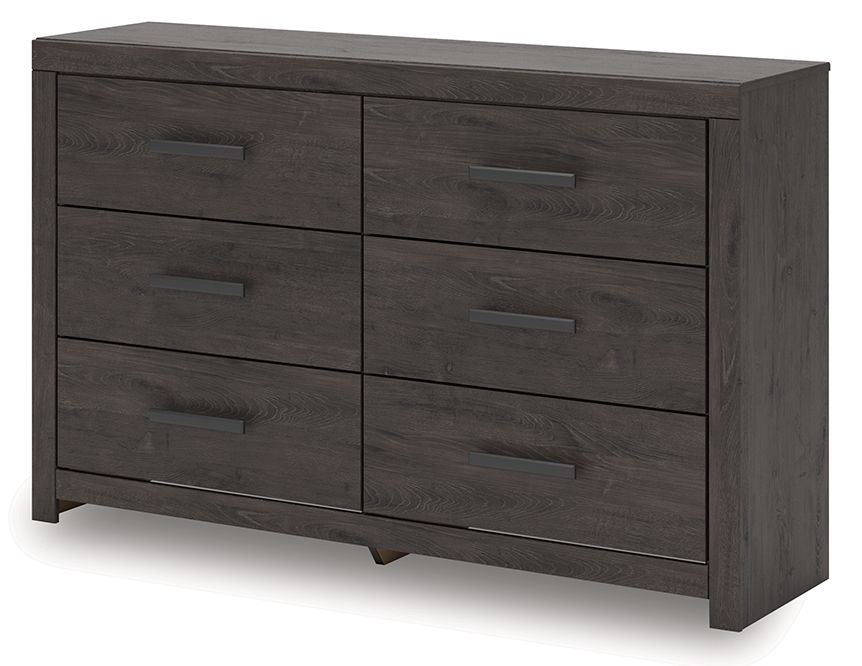 Prendonea - Six Drawer Dresser - Charcoal – Dressers by Signature Design by Ashley® at Furniture Wholesale Plus , Nashville furniture store