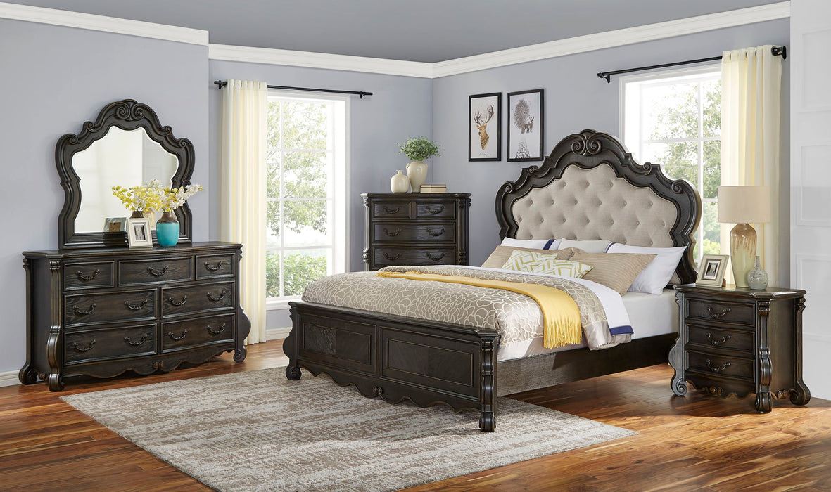 Rhapsody - Nightstand - Dark Brown – Accent Nightstands by Steve Silver Furniture at Furniture Wholesale Plus , Nashville furniture store