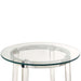 Lucinda - 24.5" End Table - Chrome – End Tables by Elements International at Furniture Wholesale Plus , Nashville furniture store