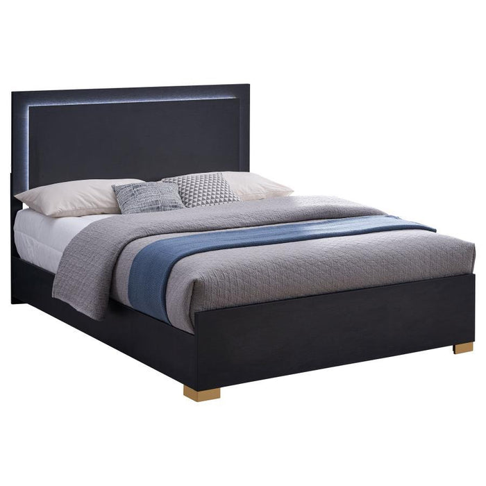 Marceline - Wood LED Panel Bed – Panel Beds by Coaster Fine Furniture at Furniture Wholesale Plus , Nashville furniture store