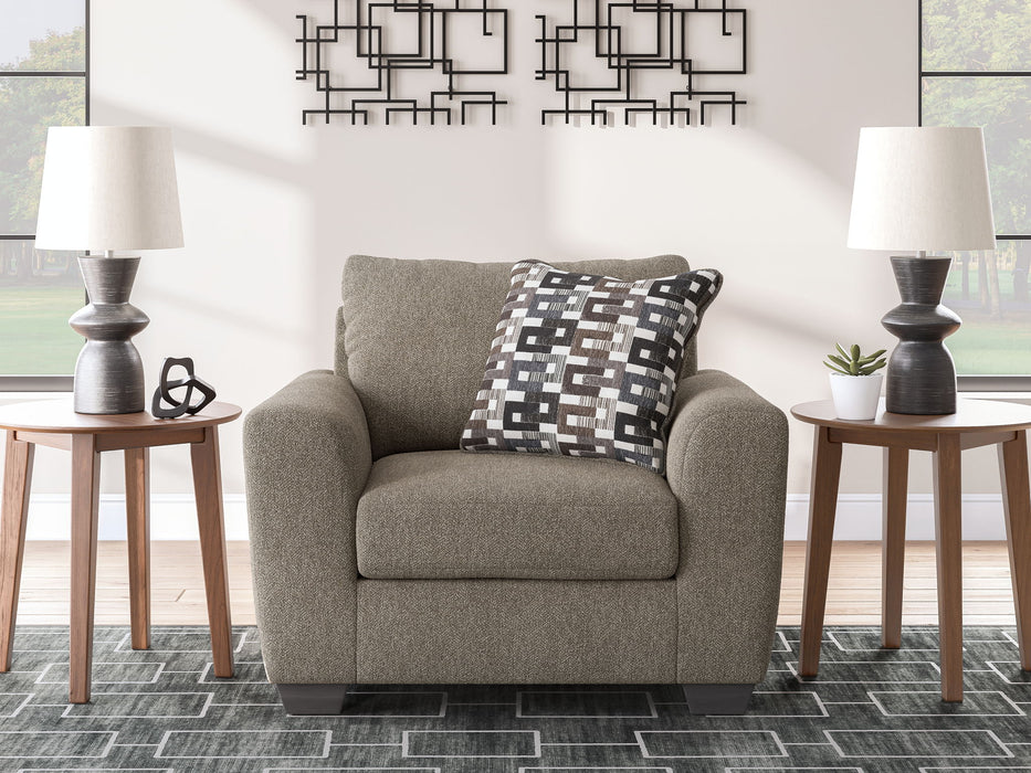 Triston-Peaks - Chair And A Half - Suede – Arm Chairs by Benchcraft® at Furniture Wholesale Plus , Nashville furniture store