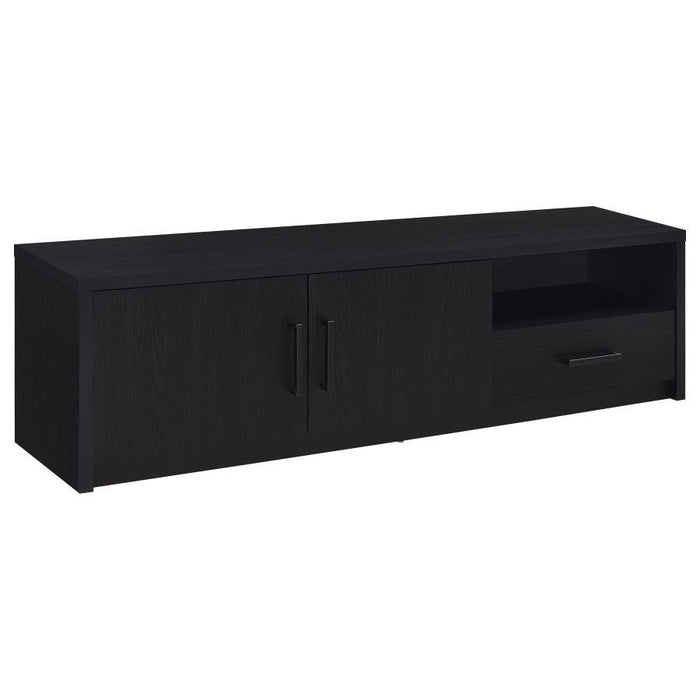 Murray - 70" 2-Door TV Stand Media Console - Black - Premium TV Stands from Coaster Fine Furniture - Just $319! Shop now at Furniture Wholesale Plus  We are the best furniture store in Nashville, Hendersonville, Goodlettsville, Madison, Antioch, Mount Juliet, Lebanon, Gallatin, Springfield, Murfreesboro, Franklin, Brentwood