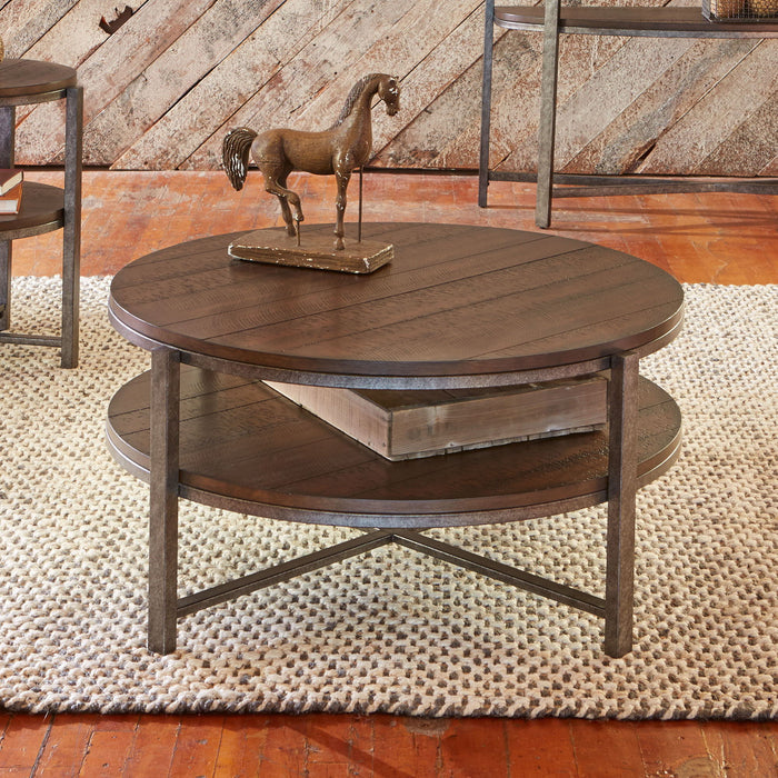 Breckinridge - Round Table – Cocktail Tables by Liberty Furniture at Furniture Wholesale Plus , Nashville furniture store