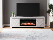 Cayboni - LG TV Stand With Fireplace Option – TV Stands by Signature Design by Ashley® at Furniture Wholesale Plus , Nashville furniture store