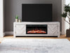 Cayboni - LG TV Stand With Fireplace Option – TV Stands by Signature Design by Ashley® at Furniture Wholesale Plus , Nashville furniture store