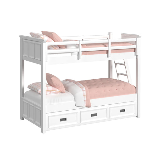 Hampton Kids - Bunk With Ladder And Trundle – Bunk Beds by Elements International at Furniture Wholesale Plus , Nashville furniture store