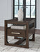 Breckington - Square End Table - Dark Brown – End Tables by Signature Design by Ashley® at Furniture Wholesale Plus , Nashville furniture store
