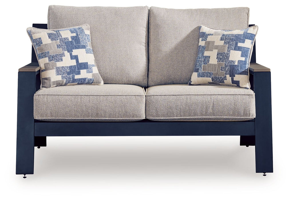 East Beach - Loveseat With Cushion - Blue – Loveseats by Signature Design by Ashley® at Furniture Wholesale Plus , Nashville furniture store