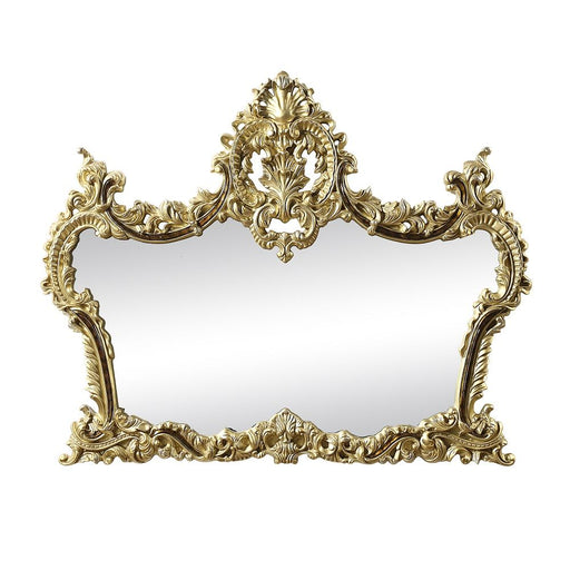 Desiderius - Mirror - Antique Gold & Hand Painted Brown - Premium Bedroom Mirrors from ACME - Just $1169! Shop now at Furniture Wholesale Plus  We are the best furniture store in Nashville, Hendersonville, Goodlettsville, Madison, Antioch, Mount Juliet, Lebanon, Gallatin, Springfield, Murfreesboro, Franklin, Brentwood
