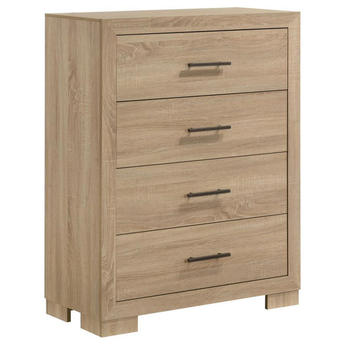 Arielle - 4-Drawer Bedroom Chest Of Drawers - Light Oak – Accent Chests by Coaster Fine Furniture at Furniture Wholesale Plus , Nashville furniture store
