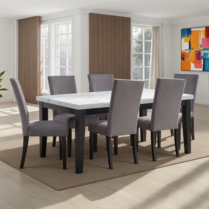 Sterling - Dining Set – 7 Piece Dining Room Sets by Steve Silver Furniture at Furniture Wholesale Plus , Nashville furniture store