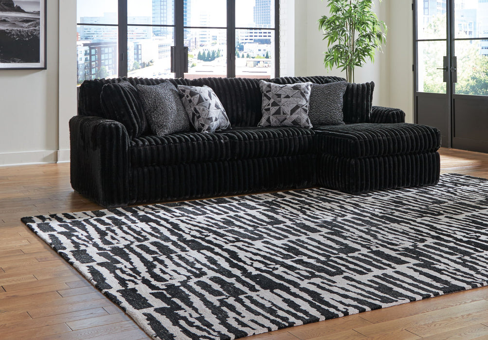 Midnight-Madness - 2 Piece Sectional – Stationary Sectionals by Signature Design by Ashley® at Furniture Wholesale Plus , Nashville furniture store