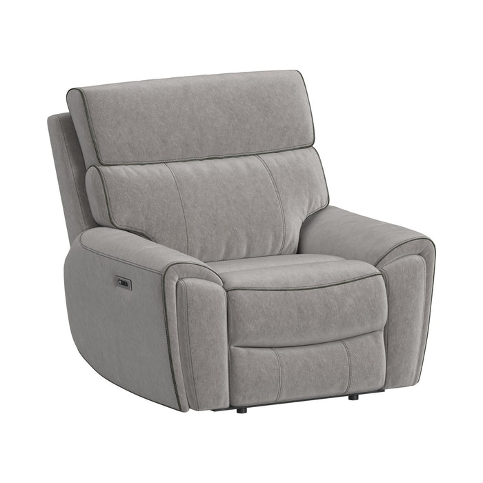 Jackpot - P1 Recliner - Explore Light Gray – Reclining Chairs by Elements International at Furniture Wholesale Plus , Nashville furniture store