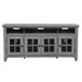 Heartland - Entertainment TV Stand - Antique White / Tobacco Tops – TV Stands by Liberty Furniture at Furniture Wholesale Plus , Nashville furniture store