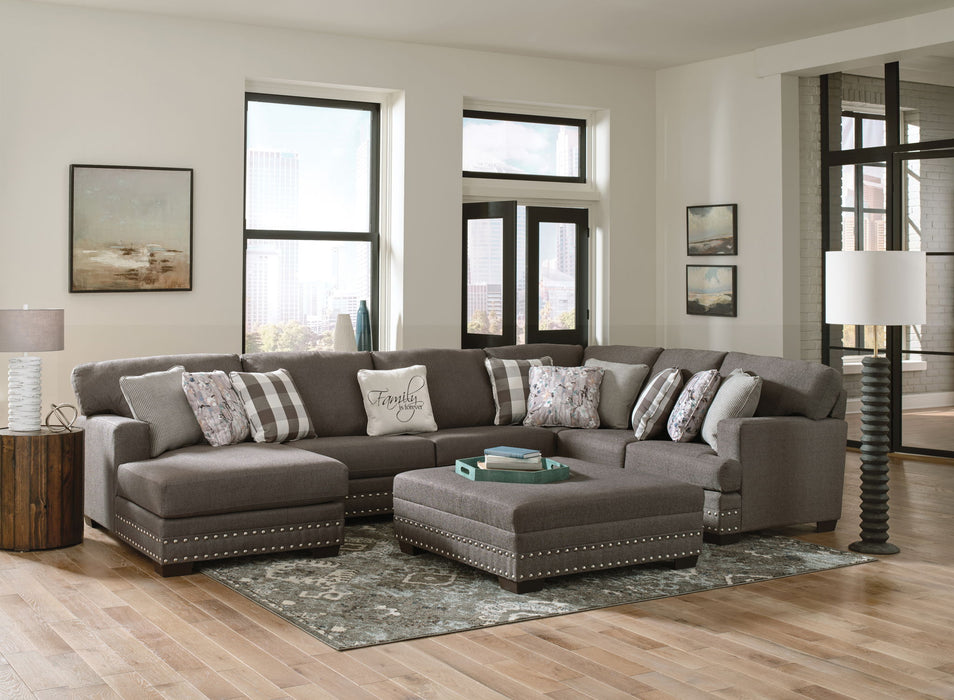 Crawford - Sectional With Cocktail Ottoman – 2 Piece Living Room Sets by Jackson at Furniture Wholesale Plus , Nashville furniture store