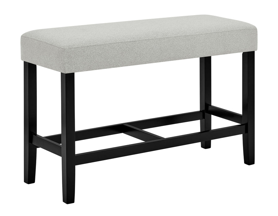 Marbel - Counter Height Bench - Dove – Counter Benches by Crown Mark at Furniture Wholesale Plus , Nashville furniture store