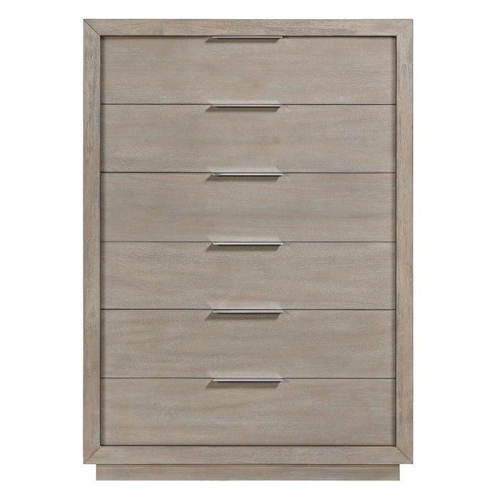 Arcadia - 6-Drawer Chest - Gray – Accent Chests by Elements International at Furniture Wholesale Plus , Nashville furniture store
