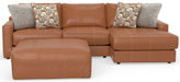 Minori - Italian Leather Sofa / Chaise And Cocktail Ottoman – 2 Piece Living Room Sets by Jackson at Furniture Wholesale Plus , Nashville furniture store