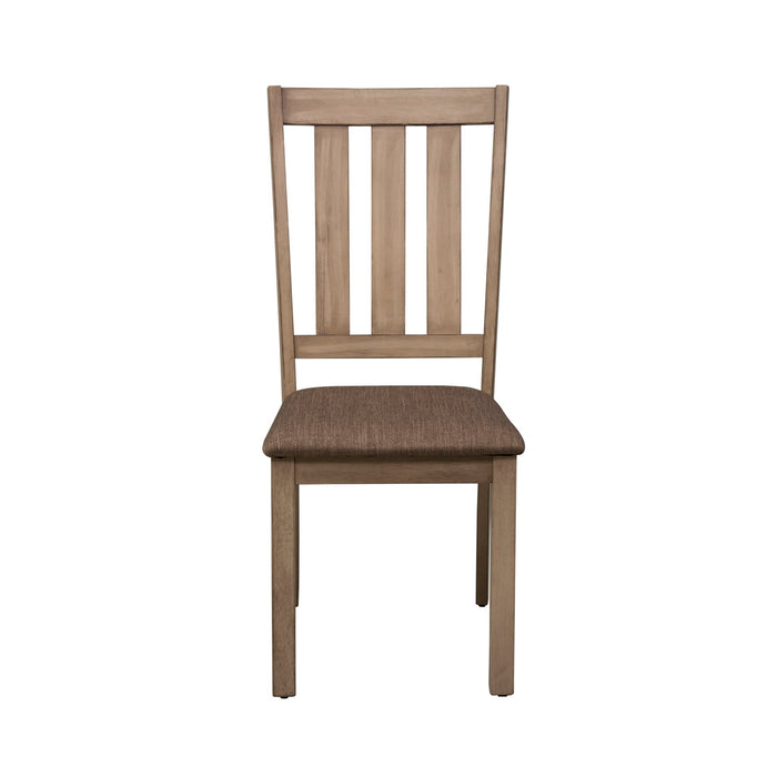 Sun Valley - Slat Back Side Chair - Sandstone – Side Chairs by Liberty Furniture at Furniture Wholesale Plus , Nashville furniture store