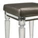 Twenty Nine - Vanity Stool With Acrylic Leg – Vanity Stools by Elements International at Furniture Wholesale Plus , Nashville furniture store