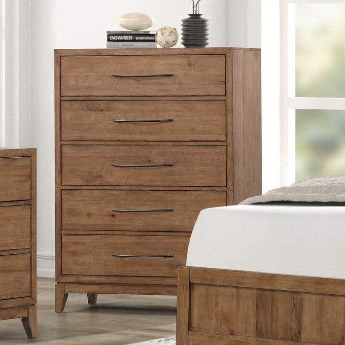 Shaker Lakes - 5 Drawer Chest - Harvest Brown – Accent Chests by Liberty Furniture at Furniture Wholesale Plus , Nashville furniture store