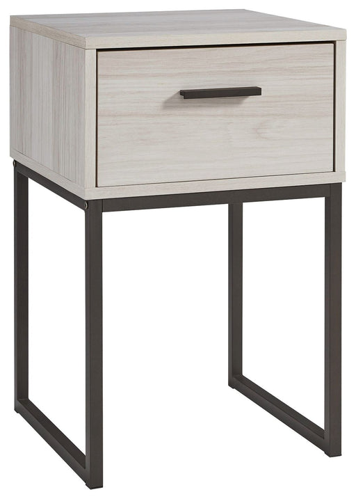 Socalle - One Drawer Night Stand - Premium Accent Nightstands from Signature Design by Ashley® - Just $108! Shop now at Furniture Wholesale Plus  We are the best furniture store in Nashville, Hendersonville, Goodlettsville, Madison, Antioch, Mount Juliet, Lebanon, Gallatin, Springfield, Murfreesboro, Franklin, Brentwood