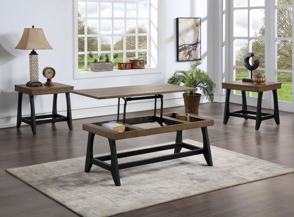 Ralston - 3 Piece Occasional Table Set - Brown – Table Sets by Steve Silver Furniture at Furniture Wholesale Plus , Nashville furniture store