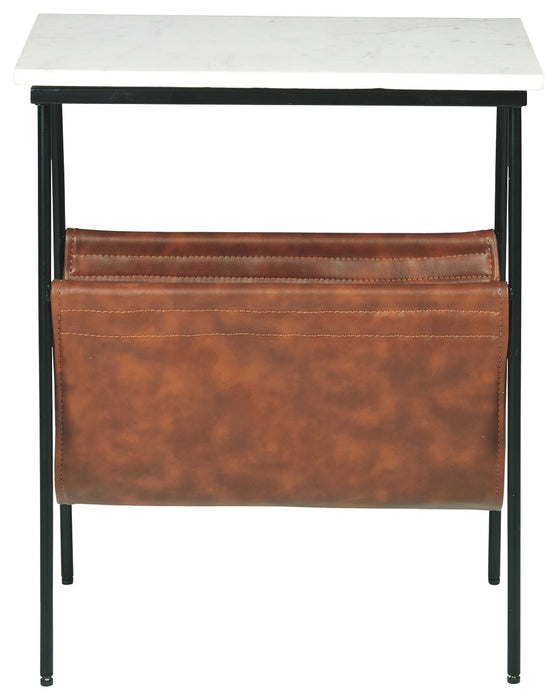 Etanbury - Accent Table - Brown / Black / White – Accent Tables by Signature Design by Ashley® at Furniture Wholesale Plus , Nashville furniture store