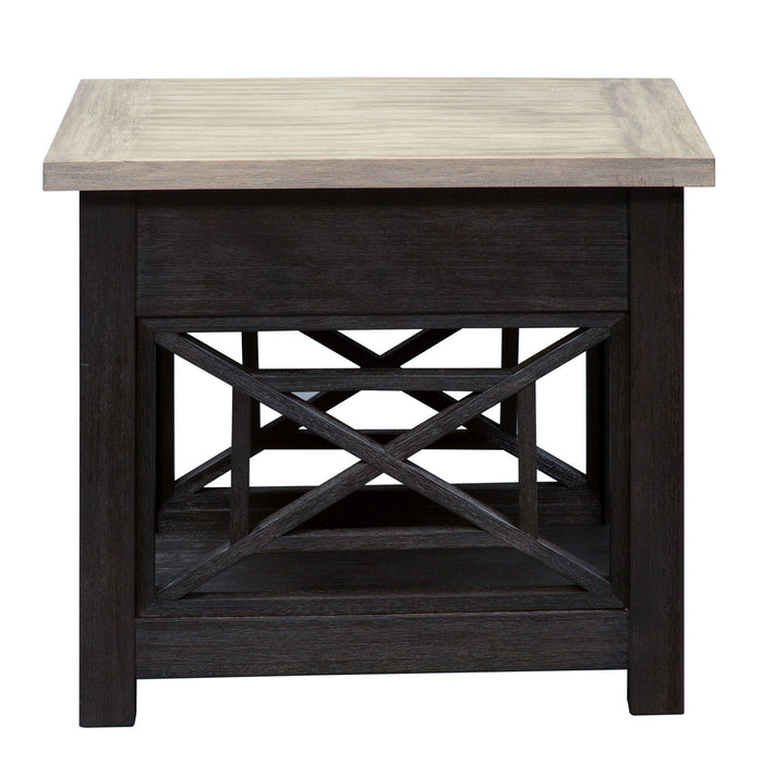 Heatherbrook - Drawer End Table - Charcoal & Ash – End Tables by Liberty Furniture at Furniture Wholesale Plus , Nashville furniture store