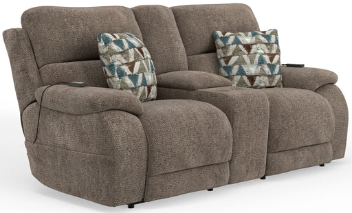 Joya - Power Headrest Power Lay Flat Reclining Console Loveseat With CR3 Heat/Massage/Lumbar/ZG – Reclining Loveseats by Catnapper at Furniture Wholesale Plus , Nashville furniture store
