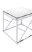 Evelyn - Mirror Top End Table - Silver – End Tables by Steve Silver Furniture at Furniture Wholesale Plus , Nashville furniture store