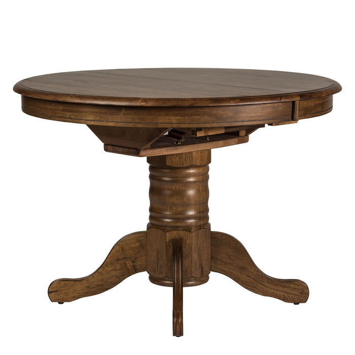 Carolina Crossing - Pedestal Table – Dining Tables by Liberty Furniture at Furniture Wholesale Plus , Nashville furniture store