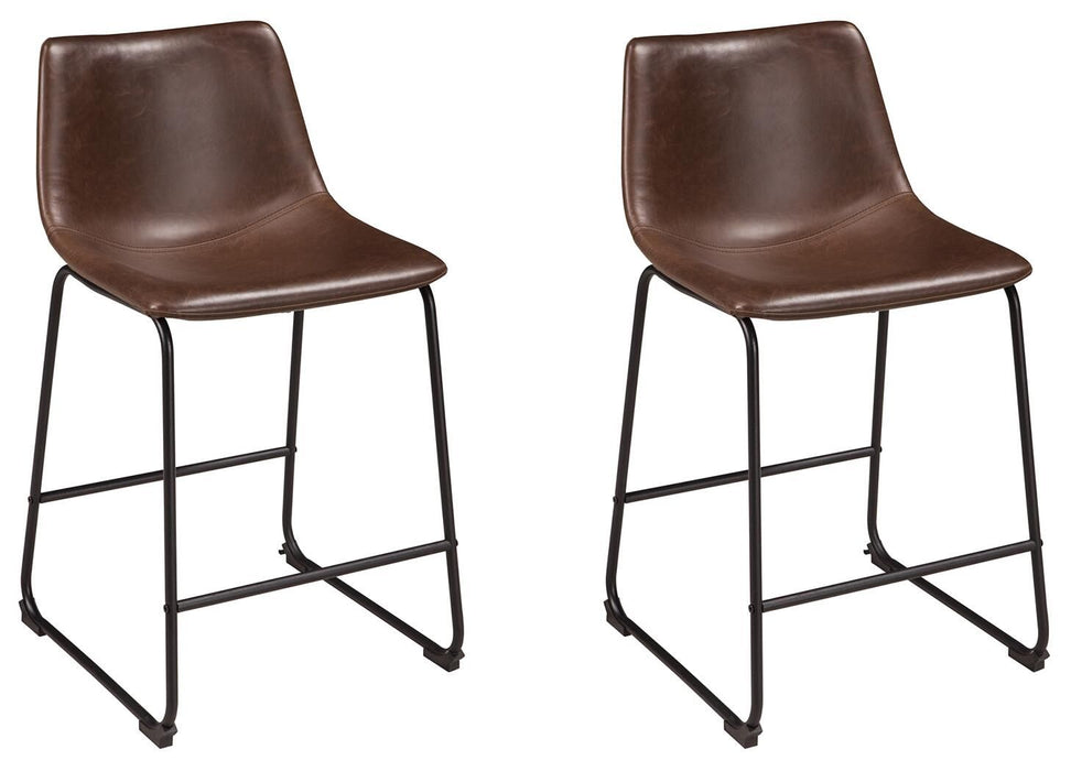 Centiar - Upholstered Barstool (Set of 2) – Stool Sets by Signature Design by Ashley® at Furniture Wholesale Plus , Nashville furniture store