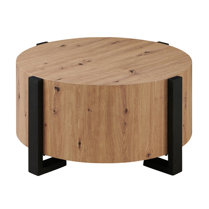 Darcie - Faux Wood Round Table – Cocktail Tables by Steve Silver Furniture at Furniture Wholesale Plus , Nashville furniture store