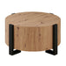 Darcie - Faux Wood Round Table – Cocktail Tables by Steve Silver Furniture at Furniture Wholesale Plus , Nashville furniture store