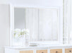 Bexhill - Dresser Mirror - White – Mirrors by Coaster Fine Furniture at Furniture Wholesale Plus , Nashville furniture store