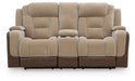 Mixed Motion - Power Reclining Loveseat With Console / Adjustable Headrest – Reclining Loveseats by Signature Design by Ashley® at Furniture Wholesale Plus , Nashville furniture store