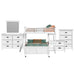 Hampton Kids - Loft With Ladder And Desk With Speaker Bedroom Set – 3 Piece Bedroom Sets by Elements International at Furniture Wholesale Plus , Nashville furniture store